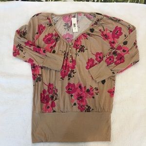 NWT Old Navy Slouchy Banded Bottom Shirt